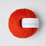 Materialpaket CINEMA SWEATER / Merino blood orange / blodappelsin