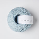PURE SILK - ice blue / isblå