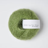 Materialpaket LILY SHEER TOP / Soft Silk Mohair pea shoots / ærteskud