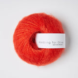 SOFT SILK MOHAIR - blood orange / blodappelsin
