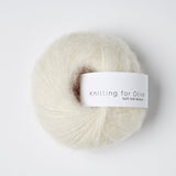 SOFT SILK MOHAIR - cream / fløde