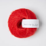 SOFT SILK MOHAIR - red currant / ribsrød