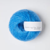 SOFT SILK MOHAIR - poppy blue / valmueblå