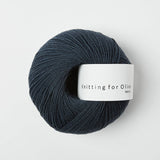 MERINO - deep petroleum blue / dyb petroleumsblå