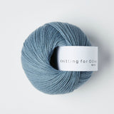 MERINO - dusty dove blue / støvet dueblå