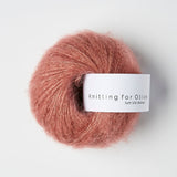 SOFT SILK MOHAIR - plum rose / blommerosa