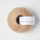 SOFT SILK MOHAIR - mushroom rose / champignon rosa