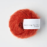 SOFT SILK MOHAIR - pomegranate / granatæble