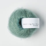SOFT SILK MOHAIR - dusty aqua / støvet aqua