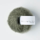 SOFT SILK MOHAIR - dusty sea green / støvet søgrøn