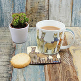 Fine bone Porzellan Tasse in Geschenkbox / Alpaka & Friends