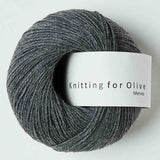 Materialpaket CINEMA SWEATER / Merino racoon / vaskebjørn