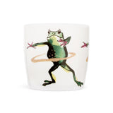 Fine-Bone Porzellan Tasse „work it“