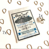 Maschenmarkierer "raindrop & umbrella"