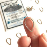 Maschenmarkierer "raindrop & umbrella"