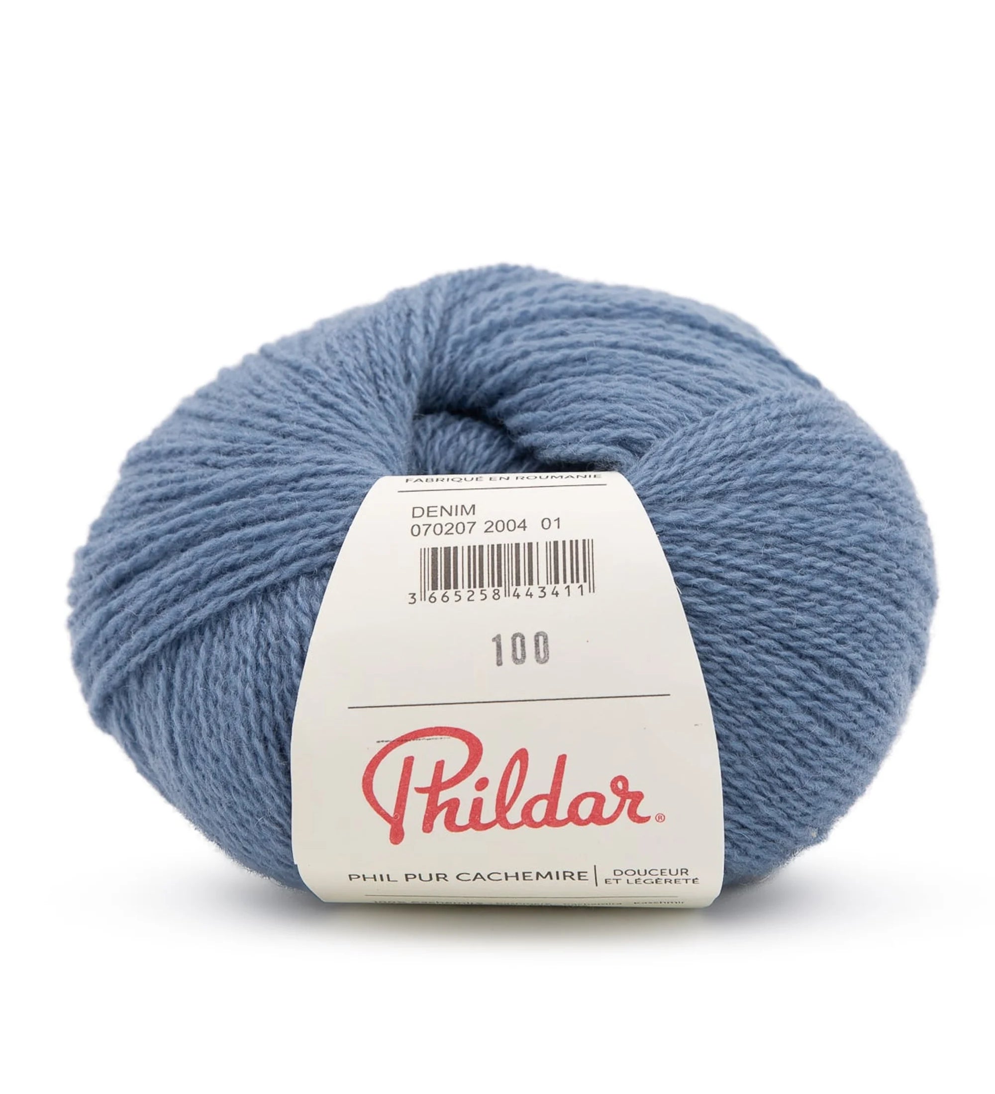 PHIL PUR CACHEMIRE - denim