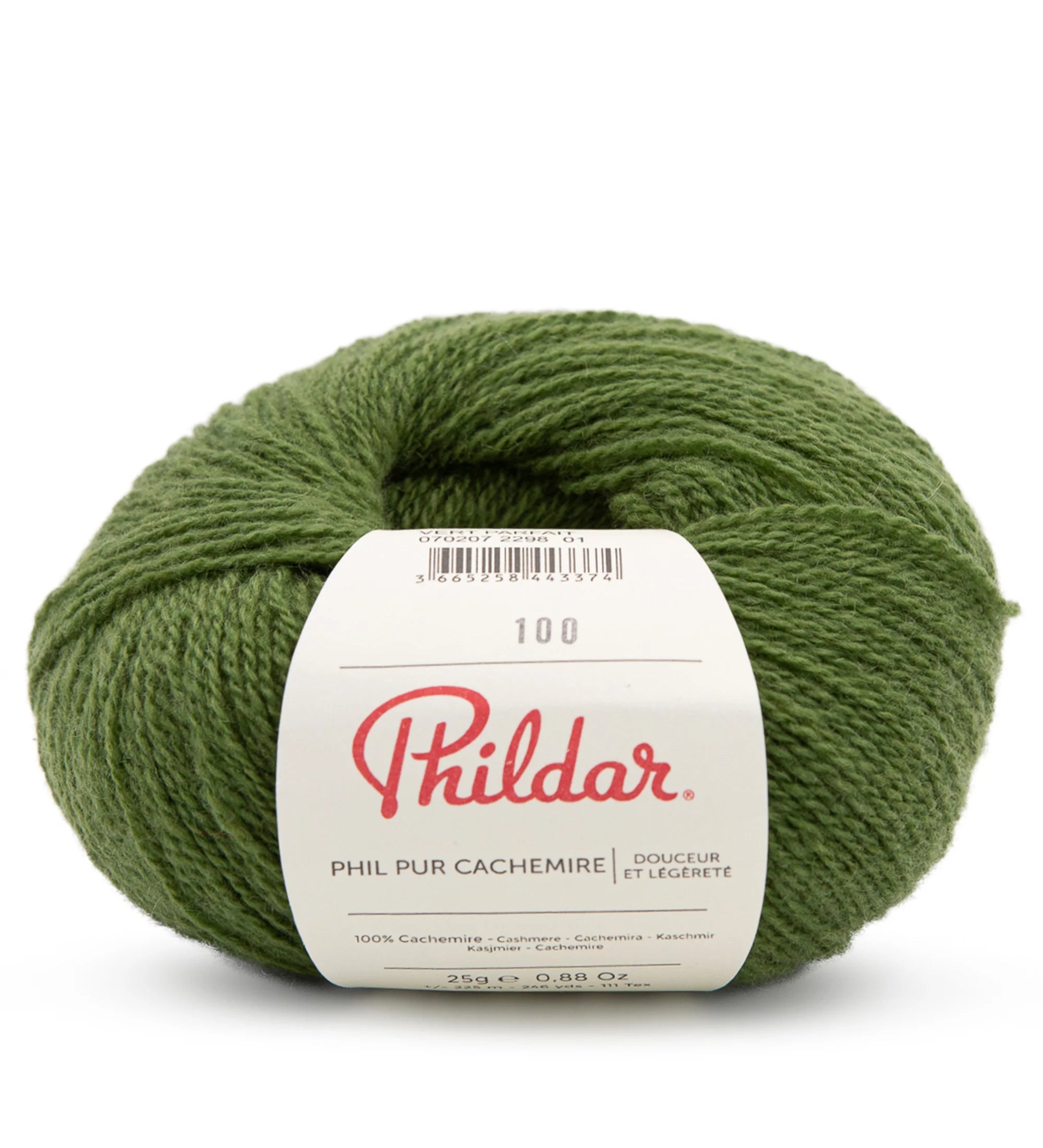 PHIL PUR CACHEMIRE - vert parfait