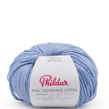 PHIL CACHEMIRE COTON - bleuet