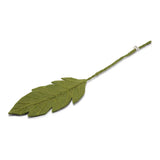 Filz-Blatt / groß - grün