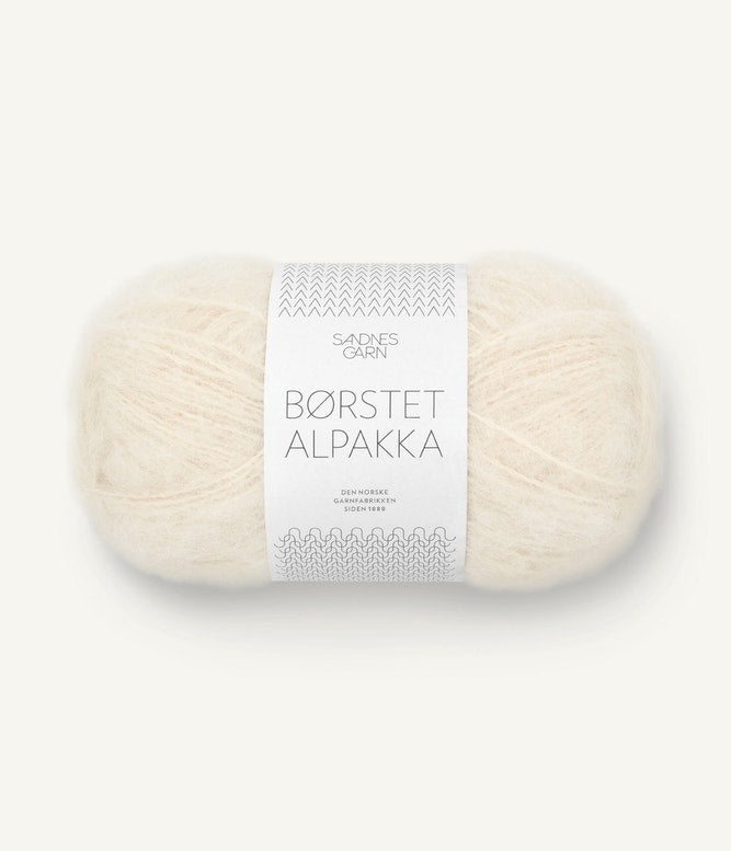 BØRSTET ALPAKKA
