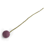 Filz-Blume Kugel / Durchmesser 7cm