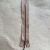 Zipper 14cm hazelnut