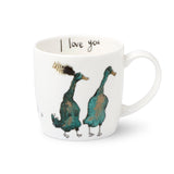 Fine-Bone Porzellan Tasse „i love you"