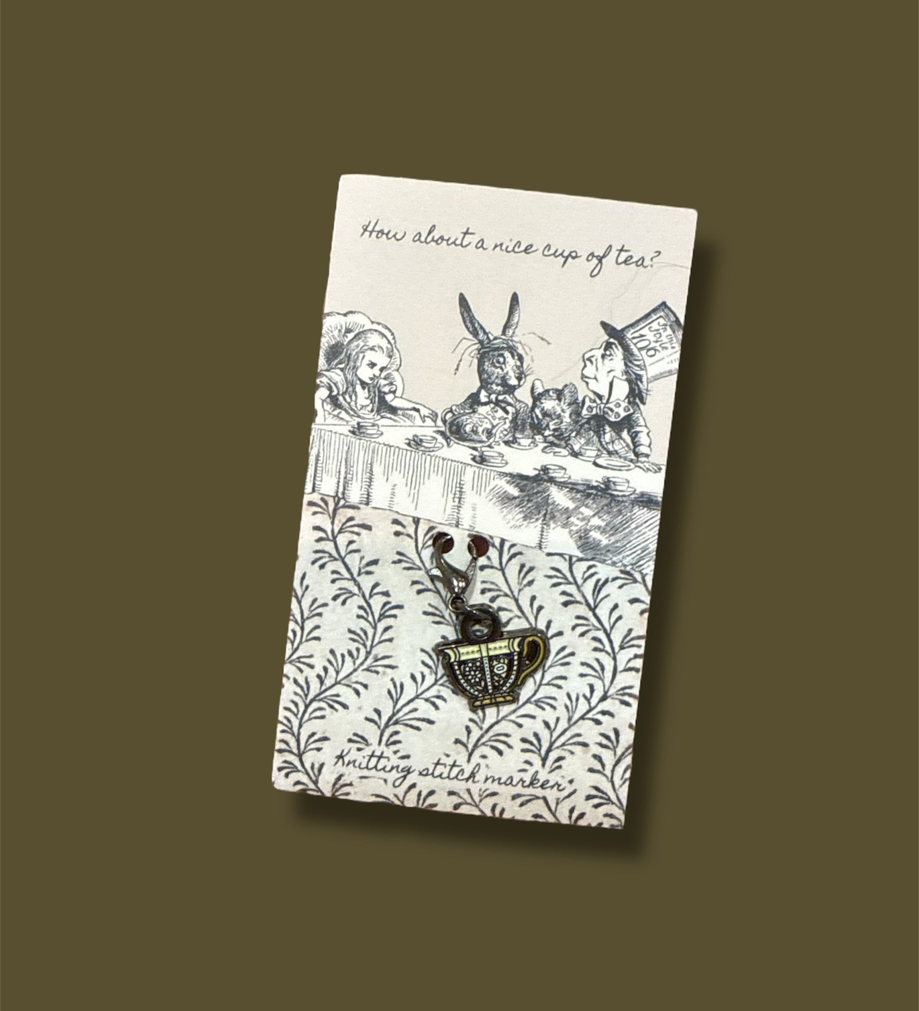 Maschenmarkierer Teetasse / Mad Hatter's Tea Party