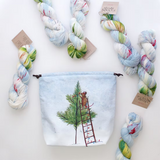 Projekttasche / Noelle, die Weihnachtsmaus