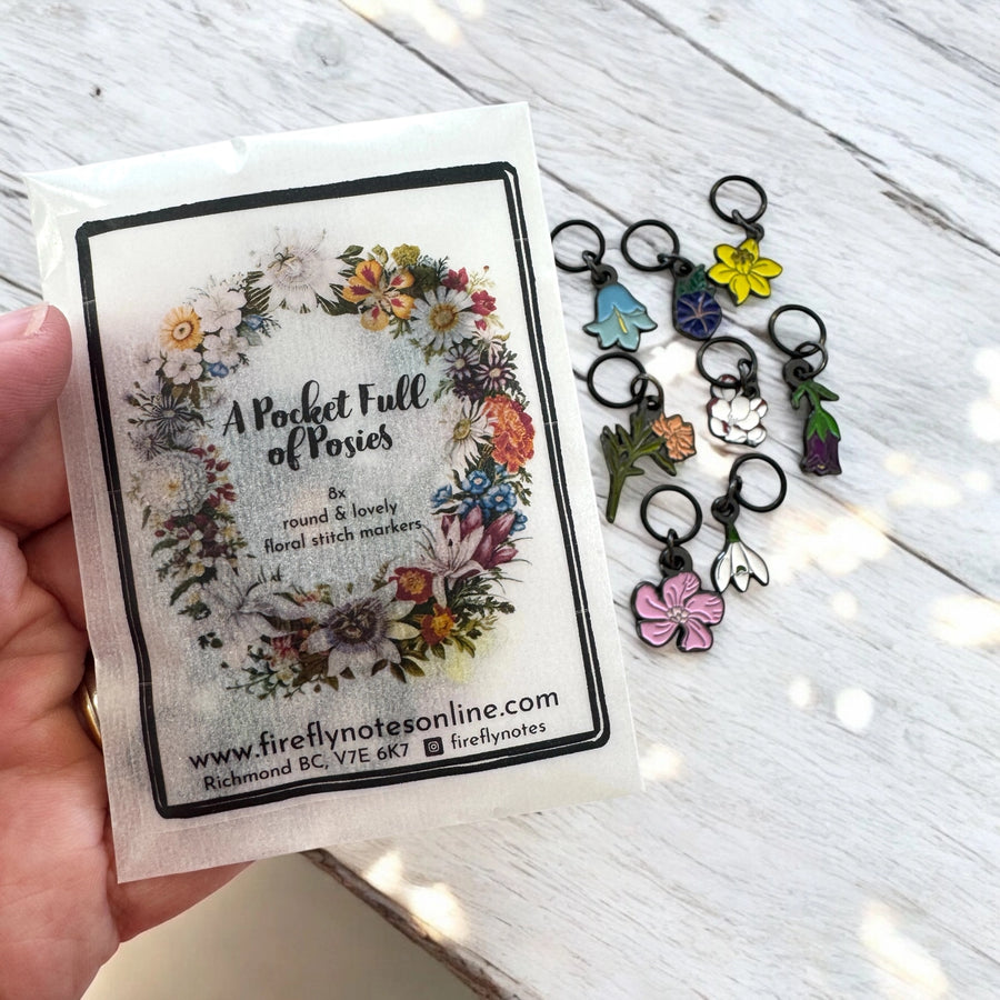 Maschenmarkierer "pocket full of poesies"