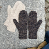 Zwei Paar Heia Tweedvotter im Vergleich: Fivel 9 mit Alpakka Lin Tweed 21798 und Fivel 4078 mit Alpakka Lin Tweed 11466
