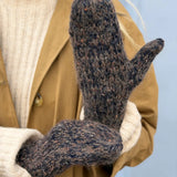 Getragene Heia Tweedvotter aus Rauma Fivel 9 und Alpakka Lin Tweed 21798 mit Tweedmelierung