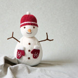 gefilzter Schneemann