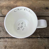 Fine-Bone Porzellan Tasse „choir practice"