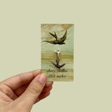 Maschenmarkierer "silvery swallow"