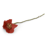 gefilzte Mohnblume