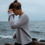 Materialpaket CINEMA SWEATER / Merino nordic beach / nordstrand