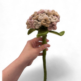 gefilzte Hortensie / gross / pale rose