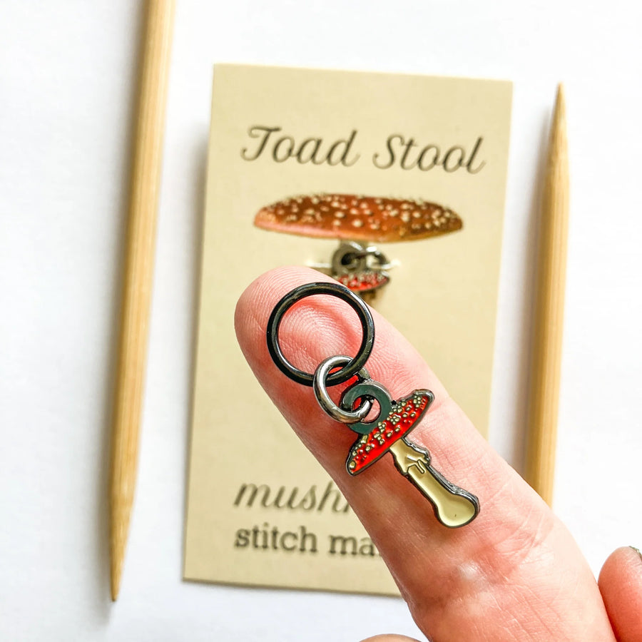 Maschenmarkierer - toad stool