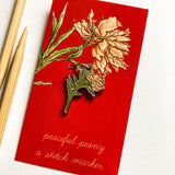 Maschenmarkierer "peaceful peony"