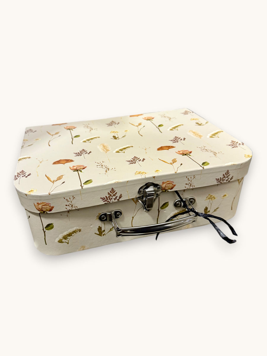 Aufbewahrungskoffer - Blumenmuster