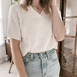 Materialpaket MOON SET TEE / PURE SILK: pink daisies / bellispink