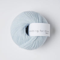 MERINO - ice blue / isblå