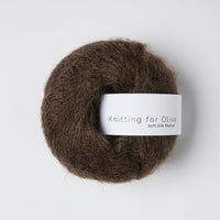 SOFT SILK MOHAIR - brown bear / brun bjørn