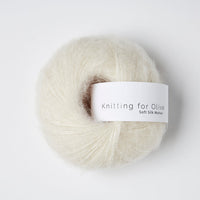 SOFT SILK MOHAIR - cream / fløde