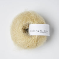 SOFT SILK MOHAIR - dusty banana / støvet banan