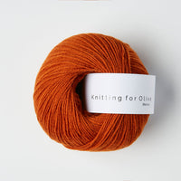 MERINO - burnt orange / brændt orange