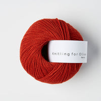 MERINO - pomegranate / granatæble