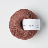PURE SILK - plum rose / blommerose