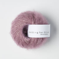 SOFT SILK MOHAIR - artichoke purple / artiskoklilla